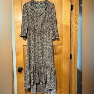 Hem & Thread leopard print dress